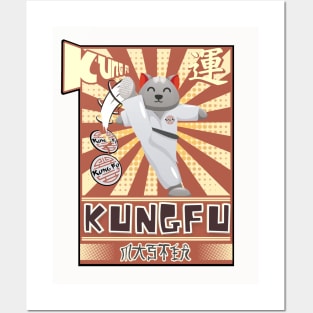 Kitty Kung Fu Master Posters and Art